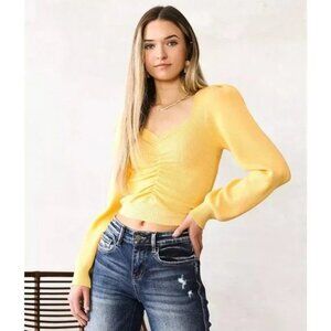 Buckle Willow & Root Ruched Sweater M